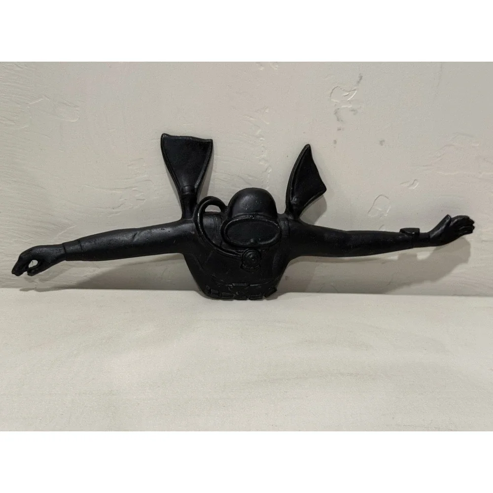 Vintage 1974 Whitehall Metal Studios Scuba Diver Wall Decor Hanging Art Plaque
